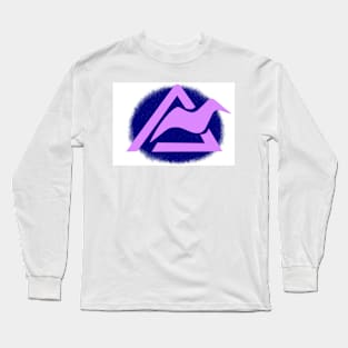 Aurora Mountain Symbol Long Sleeve T-Shirt